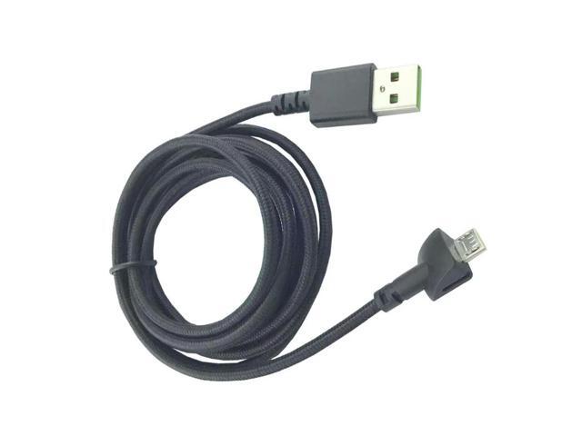 Nylon Braided Micro USB Charging Cable forSeiren Mini Microphone High Speed Micro USB Wires Microphone Cord Replacement