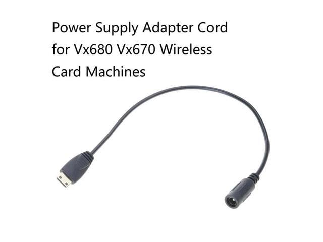 Replacement Charging Adapter Cord for Vx680 Vx670 Mobile Card Readers