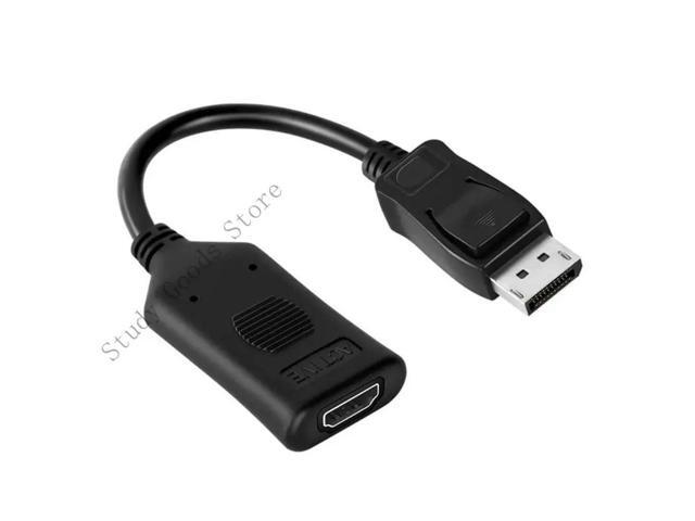 Insert and Play DisplayPort to HDTV Port 60Hz Adapter No Driver Required Compatibility With Most Operate Systems