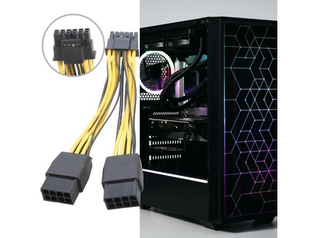 Double 8Pin 6+2PIN to 12+4Pin Adapter Cable 8Pin To 16Pin Motherboards Plugs