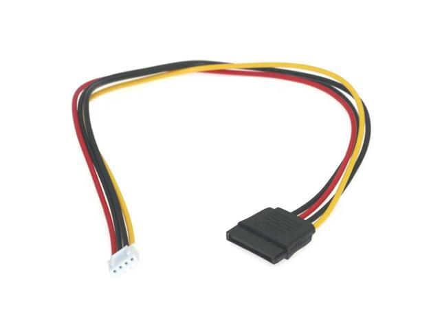 SATA15P Female to 4P Female ITX Power Cord Wire Converter Cable for SATA Hard Drives Power Red wire for 5v Power Supply