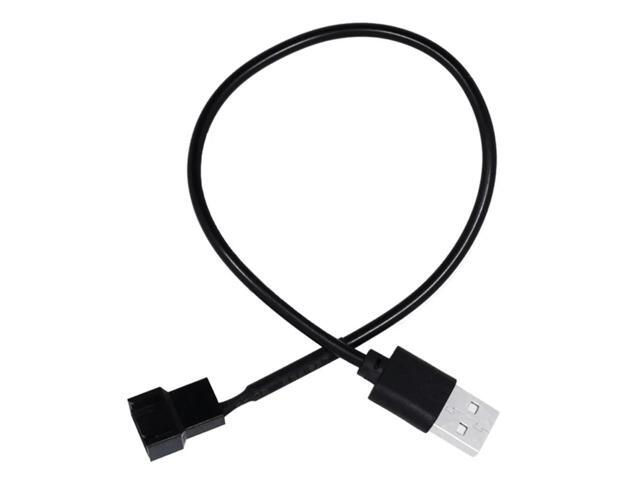 4Pin Female to 5V USB Male USB Adapter Cable USB to 4Pin -Molex Fan Power Connector Computer Case Chassis Adapter Cord
