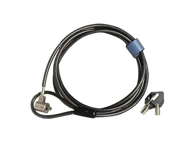 Notebook Security Lock Reliable for 6x2.5mm Hole Laptop Robust and Dependable Security Laptop Cable Lock 200cm Cable