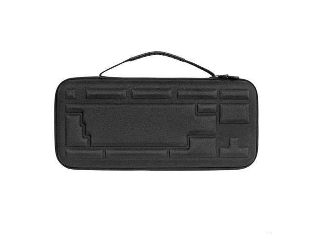 Protective Hard Shell Carrying Case For 75% 84 Key Keyboards With Convenient Storage For Cable And Mouse