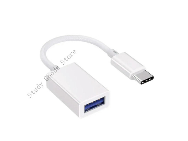 Reversible Type C to USB3.0 OTG Adapter Cable for Fast Data Transfer Compatibles Various USB C Devices and Switches