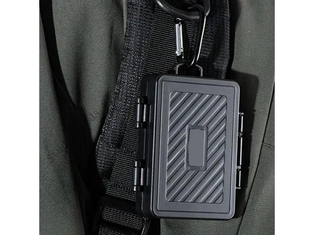 Waterproof Memory Card Storage Box For Small Memory Cards Easy Carry 24 Slots Memory Card Holder Box