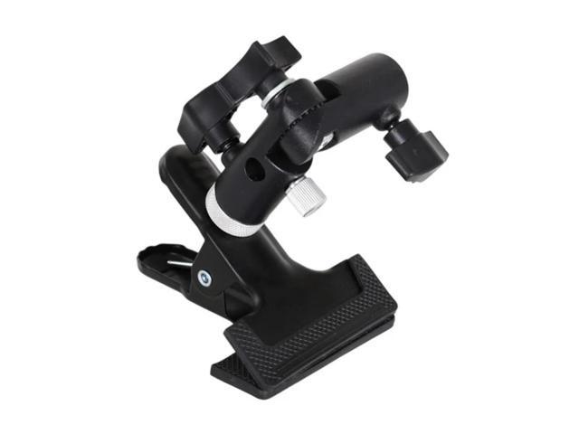 Photography Light Stand Mount Bracket with 1/4 3/8Inch Screw Adapter for Studio