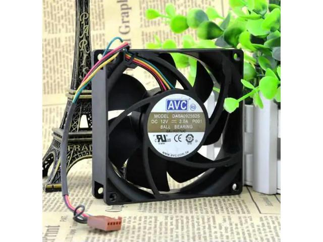 DASA0925B2S 12V 2.0A 9CM 90*90*25 AVC 4 wire PWM temperature control fan