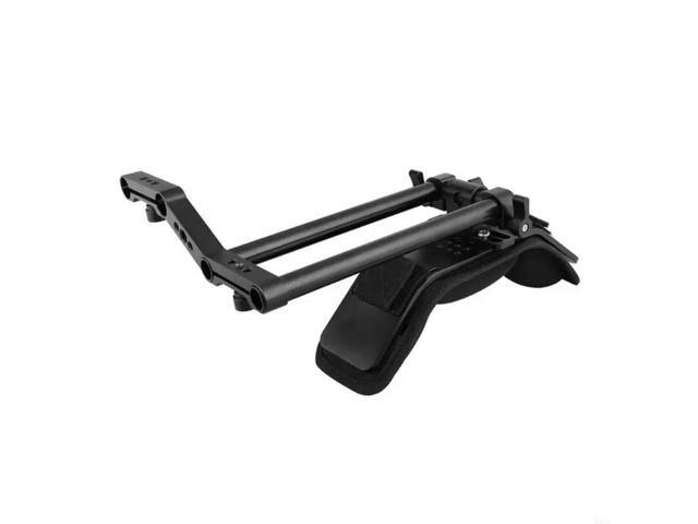 Lightweight Shoulder Support Adjustable 15mm Rods Tripod Adapter Shoulder Pad