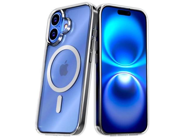 Rome Tech For Apple iPhone 16 Hybrid Shockproof Clear Slim Acrylic Case with MagSafe