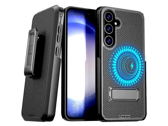 Rome Tech For Samsung Galaxy S24 Plus Magsafe Holster Phone Case With Belt Clip