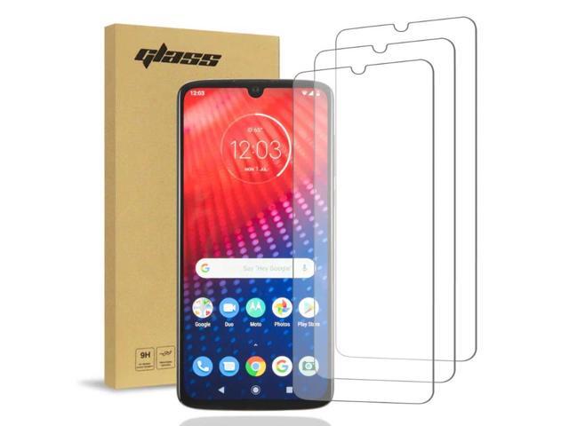 Rome Tech For Moto Z4 Tempered Glass Screen Protector 3 Per Pack