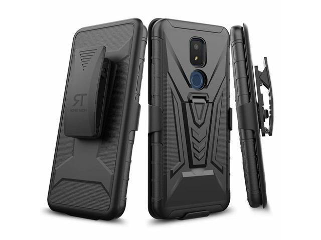 Rome Tech For AT & T Motivate 2 / Cricket Icon 3 Dual-Layer Holster Case with Kickstand