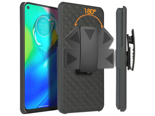 Rome Tech For Motorola Moto G Power (2020) Belt Clip Holster Phone Case