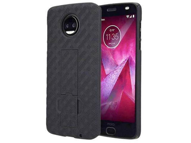 Rome Tech For Motorola Moto Z2 Force / Z2 Play Belt Clip Holster Phone Case