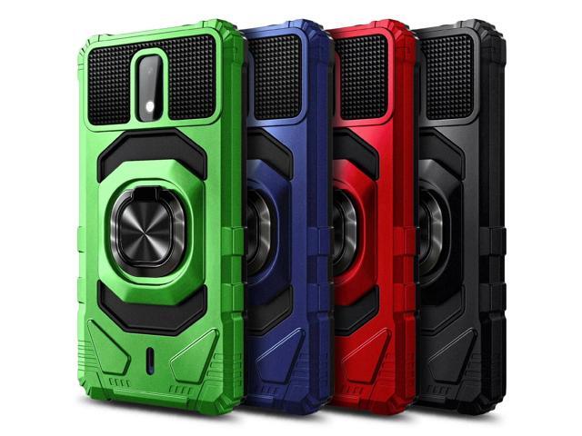 Rome Tech For Cricket Debut 4G Armor Magnetic Case with Ring & Magnetic Mount