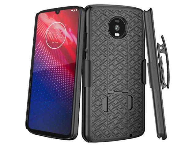 Rome Tech For Motorola Moto Z4 Belt Clip Holster Phone Case
