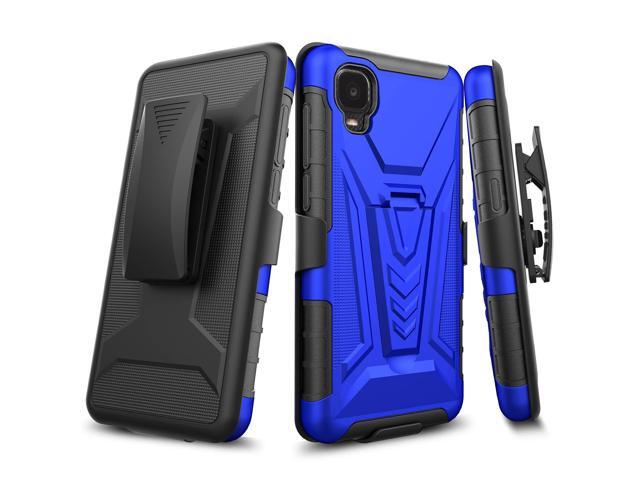 Rome Tech For TCL A3 / TCL A30 / TCL Ion Z Dual-Layer Holster Case w/Kickstand