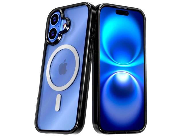 Rome Tech For Apple iPhone 16 Hybrid Shockproof Clear Slim Acrylic Case with MagSafe