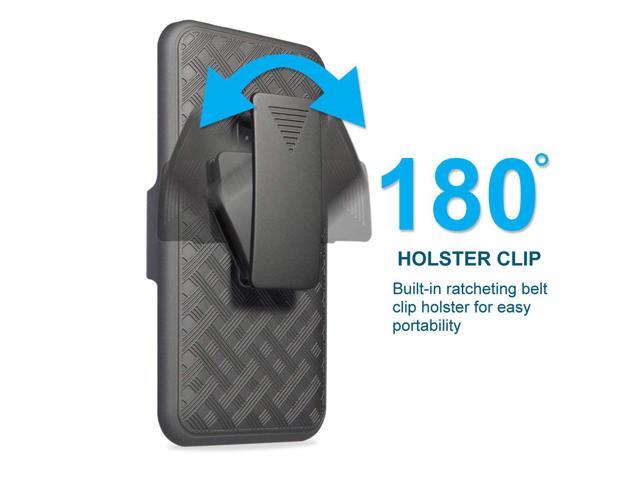 Samsung Galaxy J3 5.0' (3rd 2018) Rome Tech Shell Holster Combo Case - Black