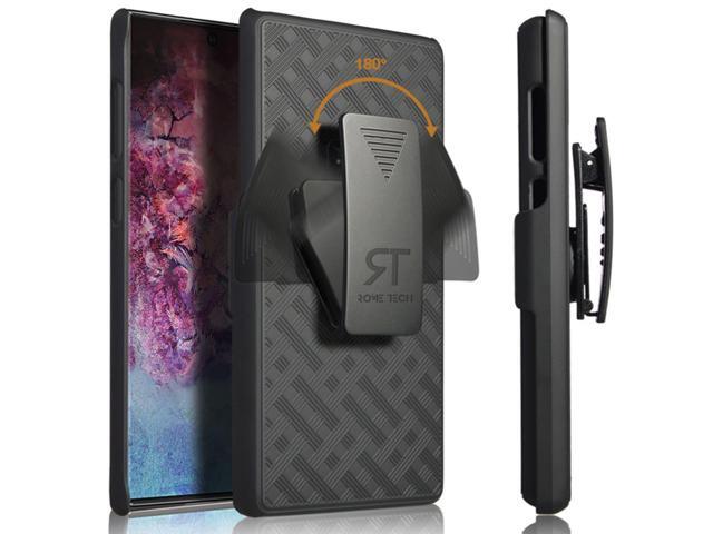 Samsung Galaxy Note10 6.3' (2019) Rome Tech Shell Holster Combo Case - Black