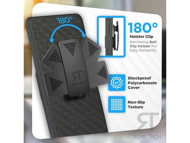 Samsung Galaxy S10 6.1' (2019) Rome Tech Shell Holster Combo Case - Black