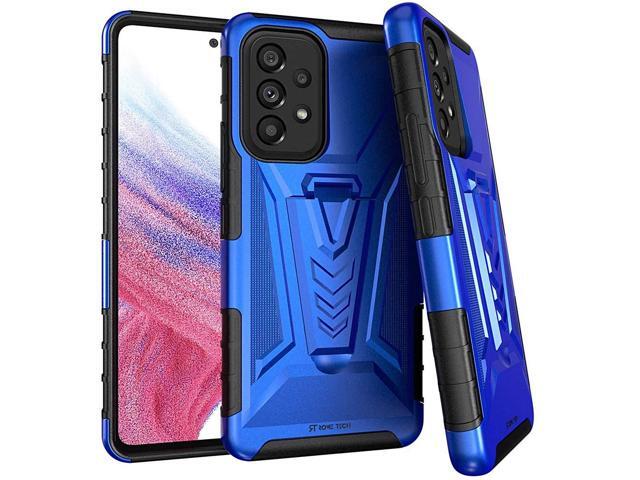 Samsung Galaxy A53 5G 6.5' (2022) Rome Tech Dual-Layer Holster Case - Blue