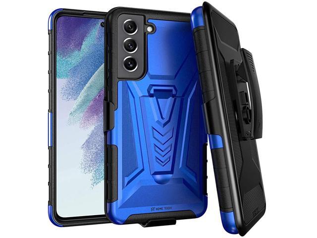 Samsung Galaxy S21 FE 5G 6.41' (2021) Rome Tech Dual-Layer Holster Case - Blue