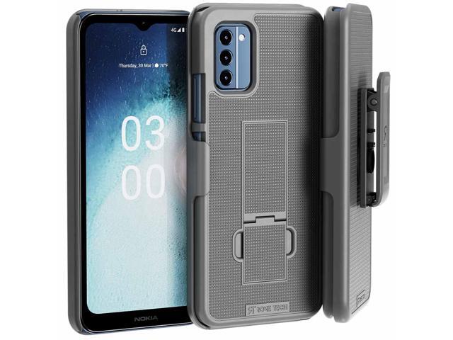 Nokia C300 (2023) Rome Tech Shell Holster Combo Case - Black