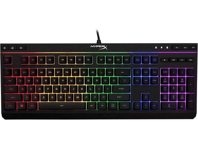 HyperX - Alloy Core Full-size Wired Gaming Membrane Keyboard with RGB Lighting - Black - image 5