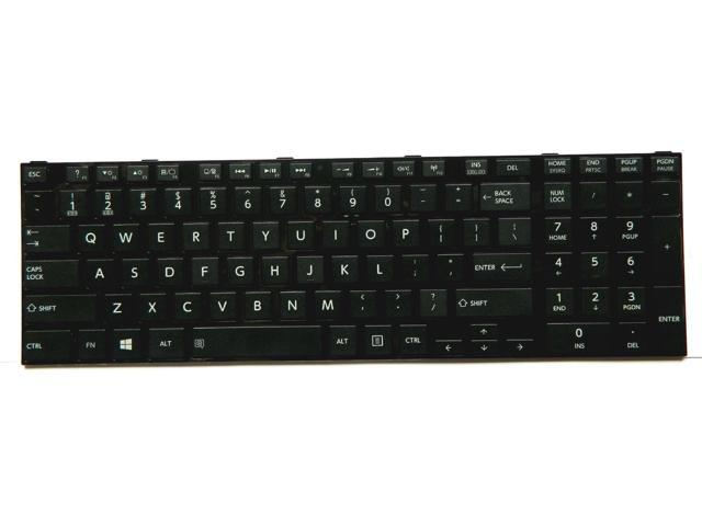 New Toshiba Satellite C55 C55T C55D C55-A C55D-A US English Keyboard V138126ES1
