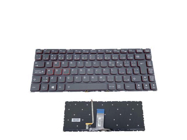 New Lenovo Y40 Y40-70 Canadian Bilingual Backlit Keyboard PK131F61B16 SN20H03154