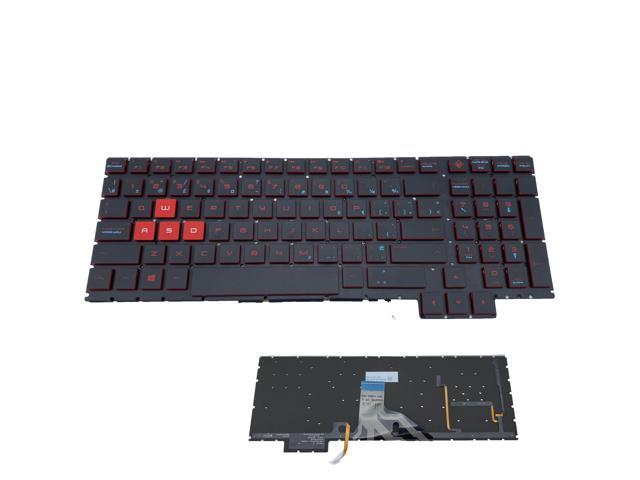 New HP Omen 15-CE Series Canadian Bilingual Backlit Keyboard 929479-DB1 SG-87900-86A