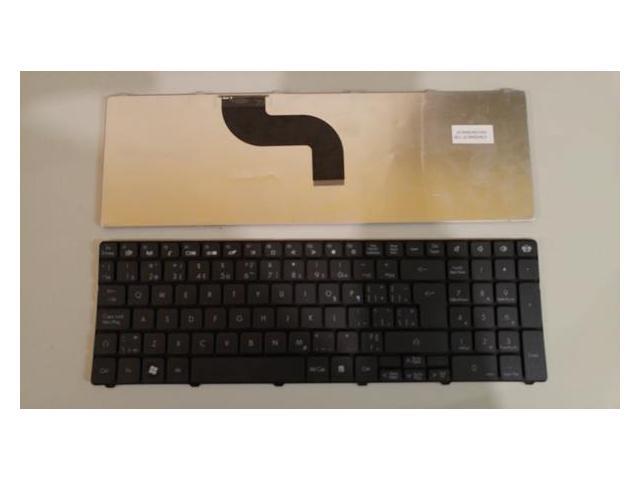 New Keyboard Gateway Packard Bell TM94 TX86 NV50A NV55C Canadian Keyboard CA Black