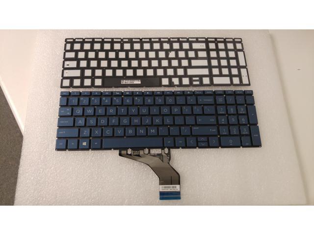 New HP Keyboard US Backlit Blue 9Z.NEZSC.401 G7 Gen7 250 255