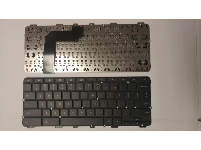 New HP Chromebook 11 G5 Keyboard US English Black 855623-001 9Z.NE2SQ.001