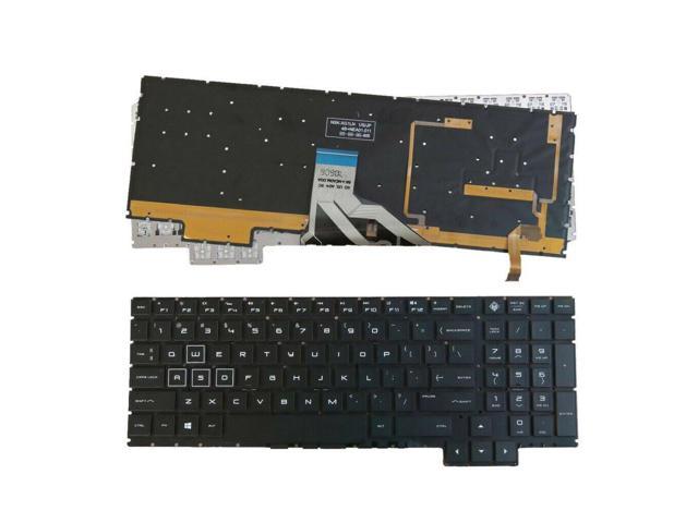 New HP Omen 15-ce 15-ce000 15-ce020ca 15-CE010CA 15-CE0US US Keyboard Black Colorful Backlit 9Z.NEABQ.101 924005-001