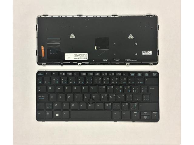 New HP EliteBook 720 725 820 G1 G2 CA Canadian Bilingual Backlit Keyboard