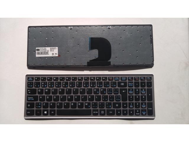 New Lenovo Ideapad Keyboard CA Canadian silver 25206527 V-136520EK1-NE