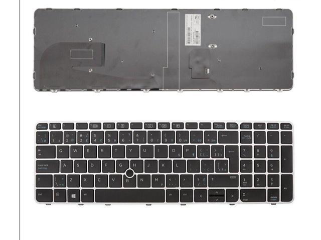 New HP EliteBook 755 G3 850 G3 850 G4 ZBook 15u G3 G4 Keyboard Canadian French Silver 836623-001