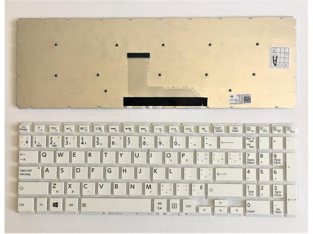 New Toshiba Satellite Bilingual Canadian CA Keyboard MP-13R83CU-9201 AEBLIK01020