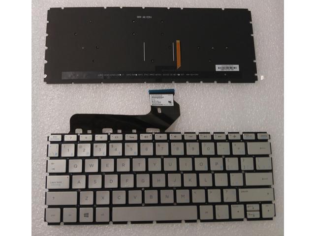 New HP Envy 13-D Keyboard Bilingual Canadian CA Silver Backlit Without Frame HPM15C33CUJ698 PK131D91A08