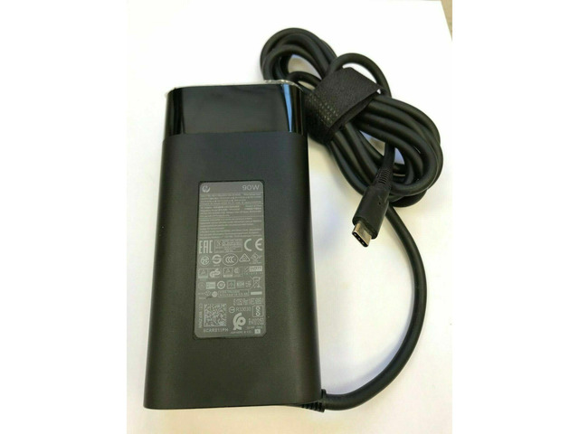 New Genuine HP Slim 90W USB-C AC Adapter 904144-850 904082-003 TPN-DA08 ADP-90FE B