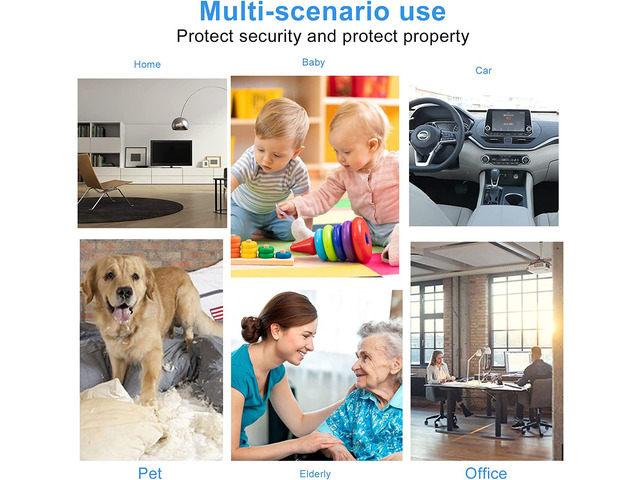 Wireless Security Camera WiFi 1080P HD Battery Operated Home Camera Indoor Mini Camera with Night Vision Remote App Control for Home Elderly Baby Pet