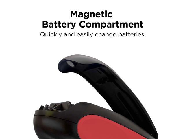 Kitchen Mama One-To-Go Electric Can Opener: Open Cans with One Press- Auto Detect Any Can Shapes, Auto-Stop As Task Completes, No Sharp Edge, Handy...