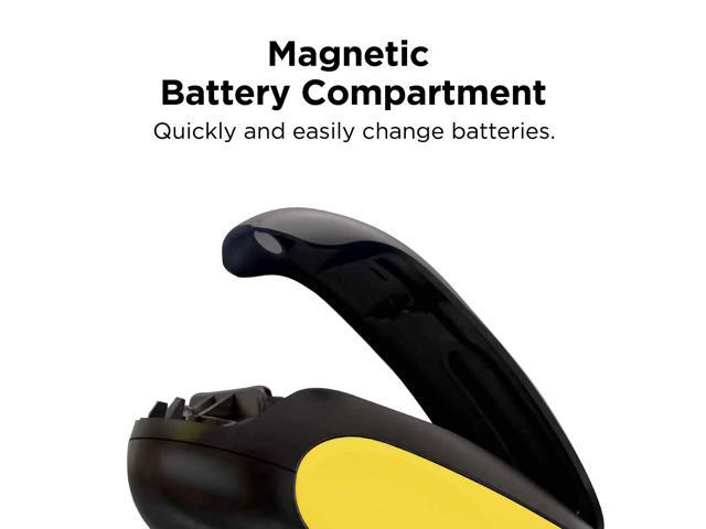 Kitchen Mama One-To-Go Electric Can Opener: Open Cans with One Press- Auto Detect Any Can Shapes, Auto-Stop As Task Completes, No Sharp Edge, Handy...