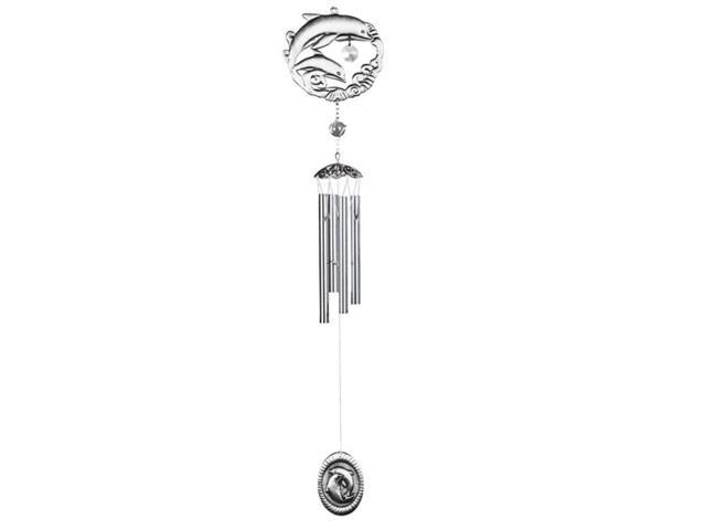 Photos - Other Jewellery FC Design 28' Long Pewter Dolphin Wind Chime Marine Life Garden Patio Deco