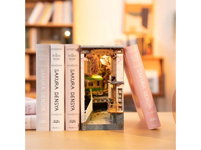 DIY 3D Book Nook Kit - Sakura Densya 340 Pcs