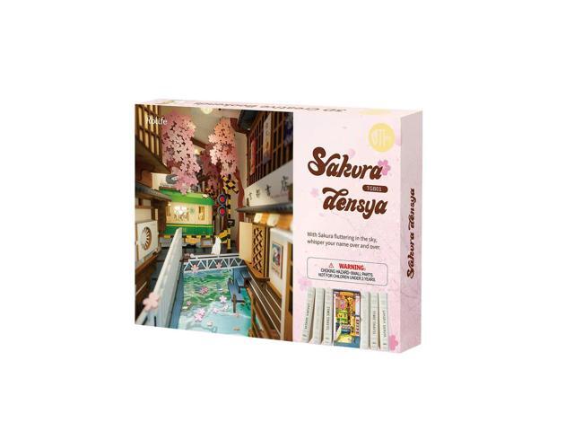 DIY 3D Book Nook Kit - Sakura Densya 340 Pcs