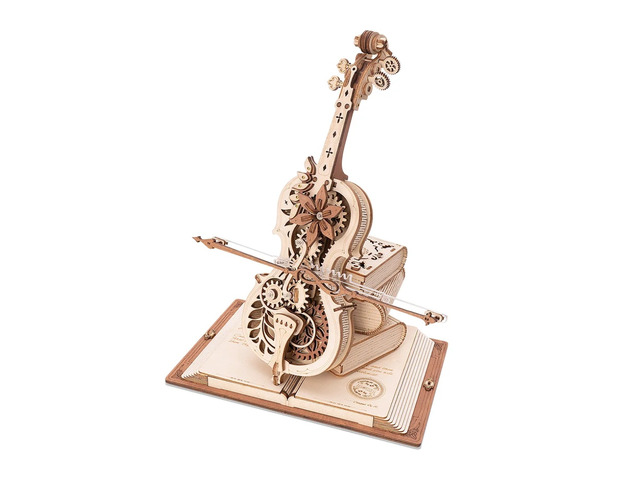 DIY 3D Music Box Puzzle Magic Cello 199pcs